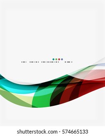Colorful geometric wave abstract background. Vector template background for workflow layout, diagram, number options or web design
