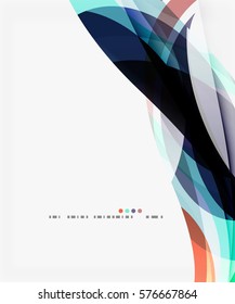 Colorful geometric wave abstract background. Vector template background for workflow layout, diagram, number options or web design