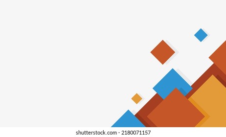 colorful geometric white background suitable for presentation template