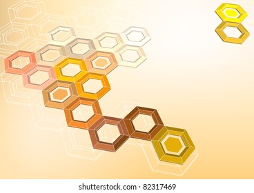 Colorful geometrical abstract background