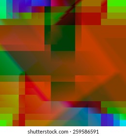 Colorful geometrical abstract  background made of lines and squares. Vector.