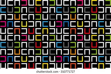 colorful geometrical abstract pattern