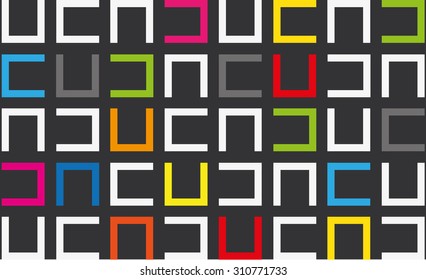 colorful geometrical abstract pattern