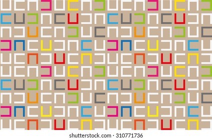 colorful geometrical abstract pattern