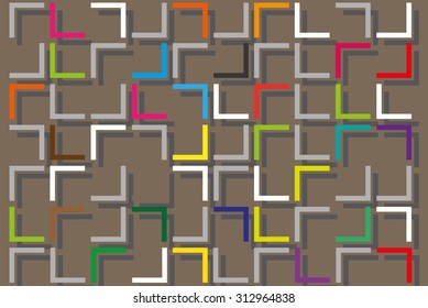 colorful geometrical abstract pattern