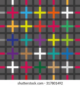 colorful geometrical abstract pattern