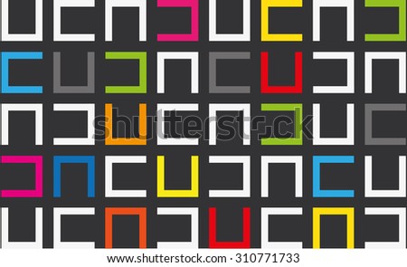 colorful geometrical abstract pattern