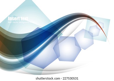 Colorful geometrical figure vector background - Creative illustration eps10