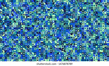 Colorful geometrical pattern background - abstract vector illustration