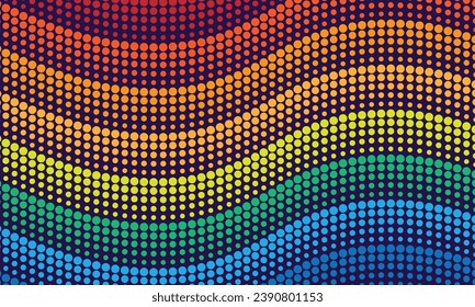 Diseño de patrones geométricos coloridos para sus necesidades de textura de telas.