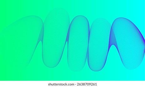 Colorful Geometry with Layered Abstract Texture