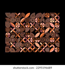 colorful  geometry shapes, Basic and complex geometry block. Funky geometric form design simple pattern, Vector illustration	. Abstract  design
