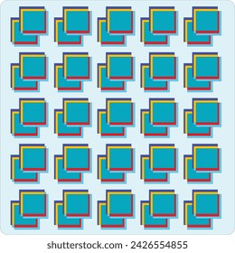 diseño de patrón vectorial de geometría colorida