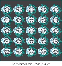 colorful geometry vector pattern design