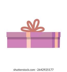 Colorful gift box design. Vector illustration