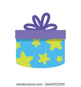 Colorful gift box design. Vector illustration