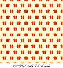 Colorful gift box pattern background vector illustration