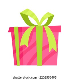 Colorful Gift Box. Vector illustration