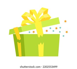 Colorful Gift Box. Vector illustration