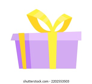 Colorful Gift Box. Vector illustration