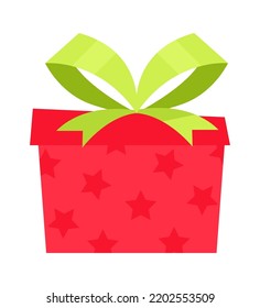 Colorful Gift Box. Vector illustration