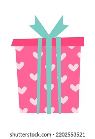Colorful Gift Box. Vector illustration