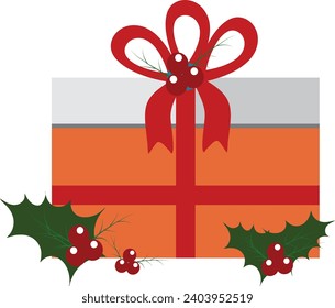 Colorful gift boxes and set with ribbon for designing and decoration