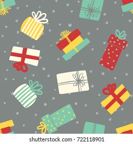 Colorful Gifts Seamless Pattern