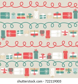 Colorful Gifts Seamless Pattern