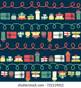 Colorful Gifts Seamless Pattern