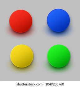 Colorful glass circles