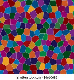 colorful glass mosaic