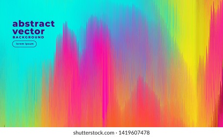 colorful glitch lines abstract background