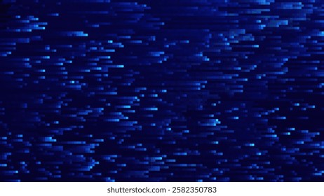 Colorful Glitch Screen Effect Background. Abstract Digital Pixel Dots Noise Glitch Error. Overlay Texture Pixel Sorting Effect Illustration. Modern Sci-Fi Game Vector Background.