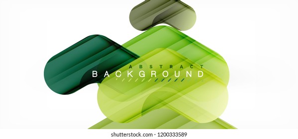 Colorful glossy arrows abstract background, clean modern geometric design