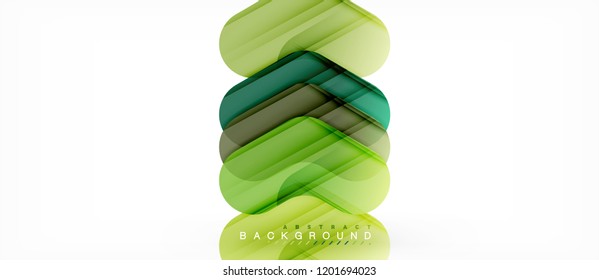 Colorful glossy arrows abstract background, clean modern geometric design