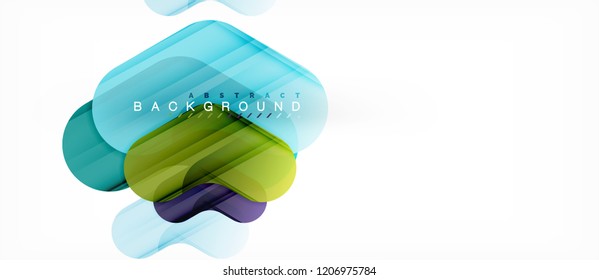 Colorful glossy arrows abstract background, clean modern geometric design