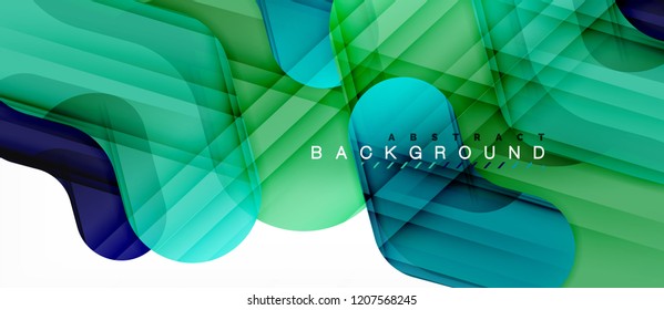 Colorful glossy arrows abstract background, clean modern geometric design