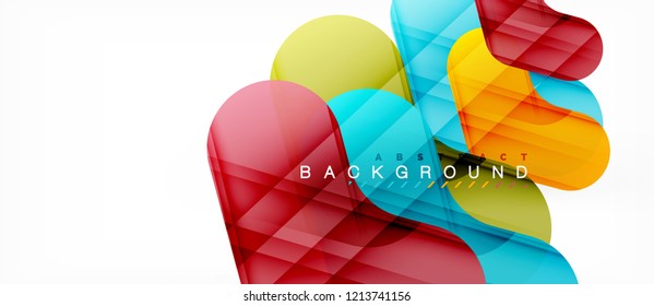 Fundo abstrato colorido das setas brilhantes, design geométrico moderno limpo