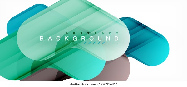 Colorful glossy arrows abstract background, clean modern geometric design