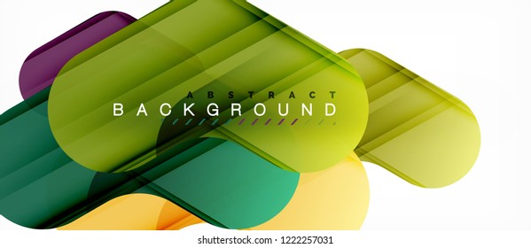 Colorful glossy arrows abstract background, clean modern geometric design