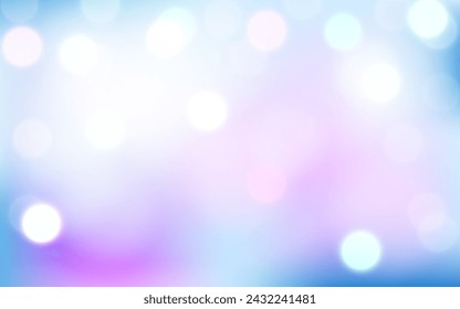 Colorful Glow with Defocused Lights in Abstract Bokeh Background, Vector eps 10 illustration bokeh particles, Backgrounds decoration