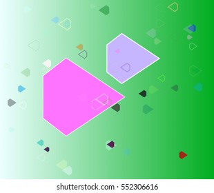 colorful glow of diamond vector background, drawing around fashionable arrangement