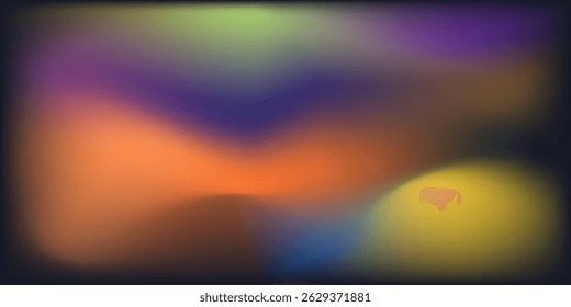 Colorful glow Light flare sparks texture. red orange rays on dark blue abstract overlay.
