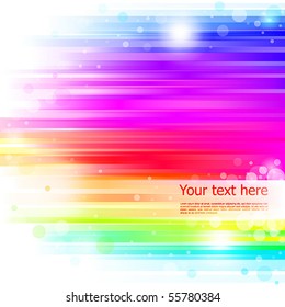 Colorful glowing background. Vector illustration