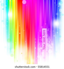 Colorful glowing background. Vector illustration