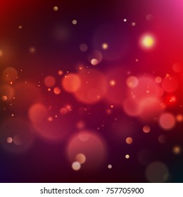 Colorful glowing bokeh background template. And also includes EPS 10 vector