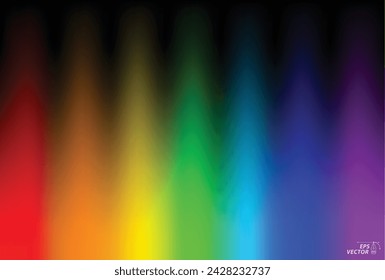 Colorful glowing bright light background concept. Eps