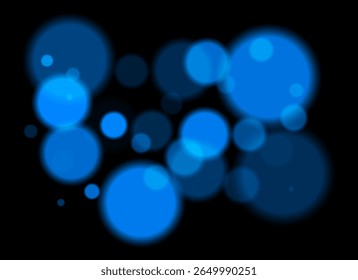 Colorful glowing circles with soft blur create floating dreamy composition. Overlapping round shapes form gentle visual flow on dark background with subtle light transitions.