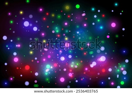 A colorful glowing lights image background